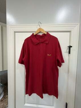 Robin's Jean Red Polo Shirt Size XXL
